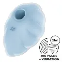 SATISFYER - CLOUD DANCER AZUL VIBRADOR AIR PULSE 