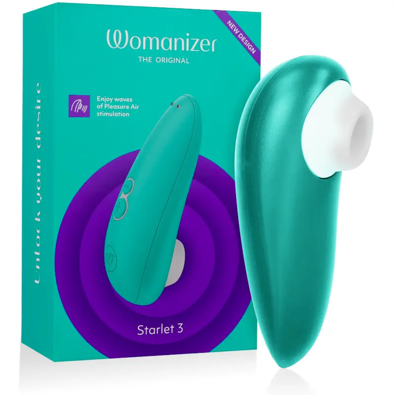 WOMANIZER - STARLET 3 ESTIMULADOR CLÍTORIS TURQUESA 