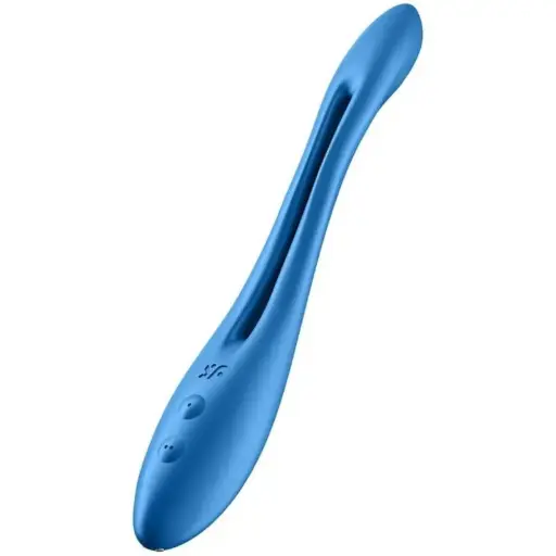 SATISFYER - ELASTIC GAME MULTI VIBRADOR AZUL 