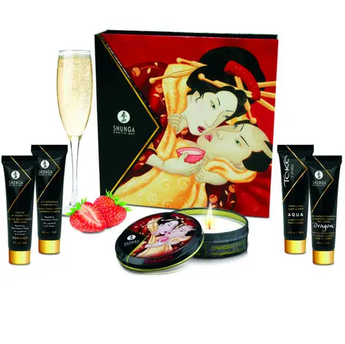 [D-211490] SHUNGA - KIT SECRET GEISHA FRESAS Y CAVA 